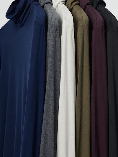 HEATTECH Extra Warm Cashmere Blend Turtle Neck T-shirt | Long Sleeve