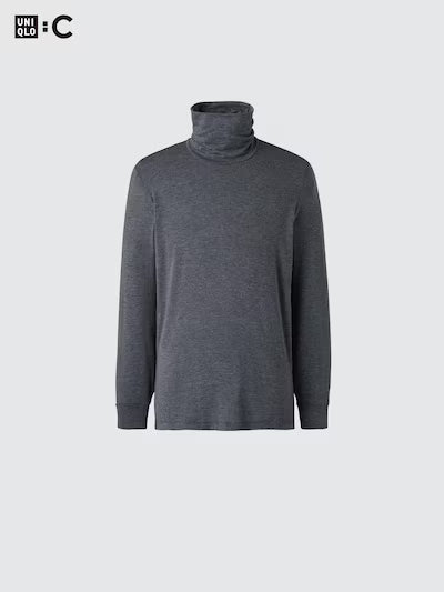 HEATTECH Extra Warm Cashmere Blend Turtle Neck T-shirt | Long Sleeve