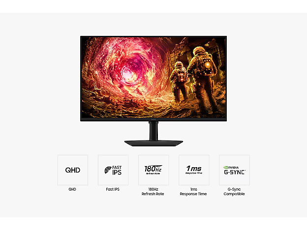 Samsung Odyssey G5 G50F QHD 180Hz Gaming Monitor