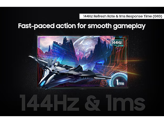 Samsung 32" 4K  G7 Smart Gaming Monitor (IPS, 144Hz, 1ms, Tizen OS, FreeSync)