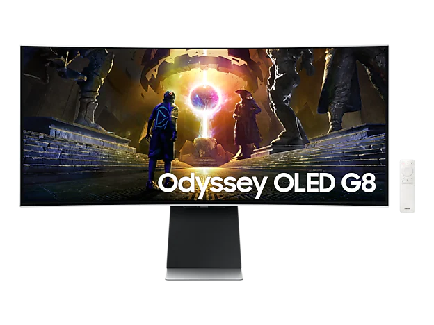 Samsung 34" Odyssey OLED G8 Smart Gaming Monitor (UWQHD, 175Hz, 0.03ms, G-Sync)