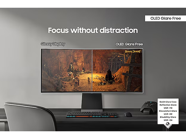 Samsung 34" Odyssey OLED G8 Smart Gaming Monitor (UWQHD, 175Hz, 0.03ms, G-Sync)