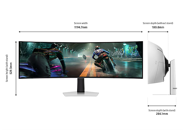 Samsung 49" Odyssey OLED G9 Gaming Monitor (DQHD, 144Hz, 0.03ms)
