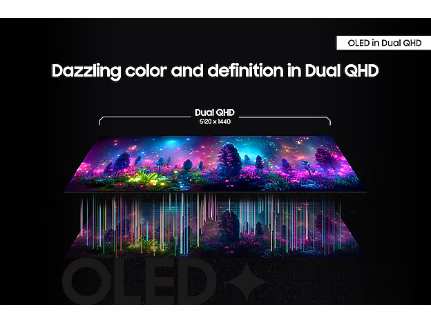 Samsung 49" Odyssey OLED G9 Gaming Monitor (DQHD, 144Hz, 0.03ms)