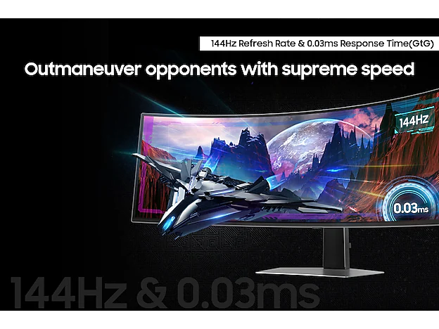 Samsung 49" Odyssey OLED G9 Gaming Monitor (DQHD, 144Hz, 0.03ms)