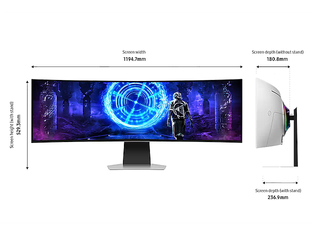 Samsung 49" Odyssey OLED G9 G95SD DQHD 240Hz Gaming Monitor