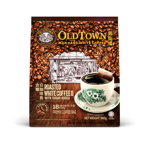 OLDTOWN Nan Yang White Coffee Roasted White Coffee O With Sugar Added